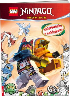 Okładka książki LEGO NINJAGO Kolorowanka z naklejkami