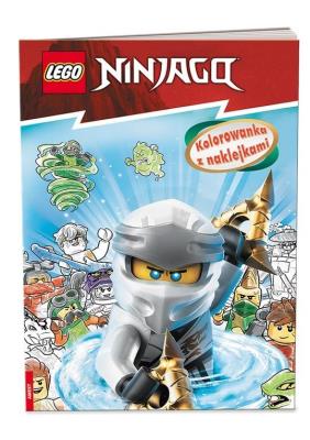 Okładka książki Lego Ninjago. Kolorowanka z naklejkami