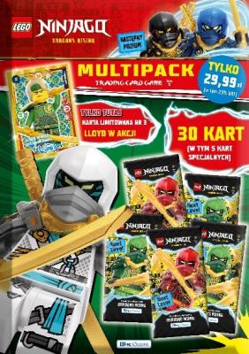 Lego Ninjago TCG seria 9 Multipack. Wydawca: Blue Ocean Entertainment. SmakLiter.pl Opakowanie Lego Ninjago TCG seria 9 Multipack