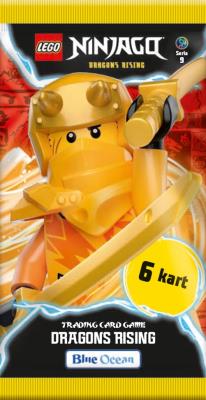 Opakowanie LEGO NINJAGO TCG seria 9 saszetki z kartami 1 sztuka mix