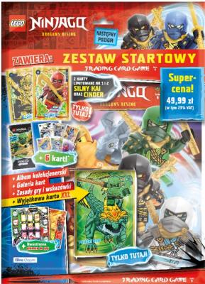 Lego Ninjago TCG seria 9 zestaw startowy. Wydawca: Blue Ocean Entertainment. SmakLiter.pl Opakowanie Lego Ninjago TCG seria 9 zestaw startowy