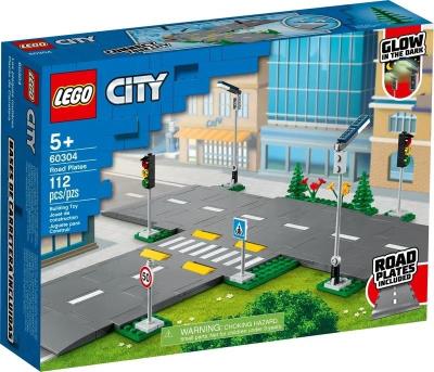 Opakowanie LEGO(R) CITY 60304 (6szt) Płyty drogowe