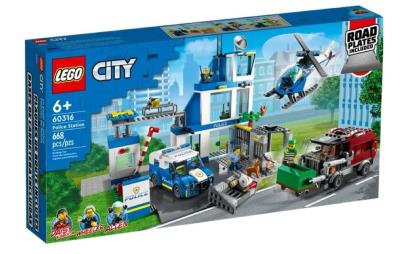 Opakowanie LEGO(R) CITY 60316 (3szt) Posterunek policji