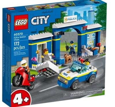Opakowanie LEGO(R) CITY 60370 (4szt) Posterunek policji pościg
