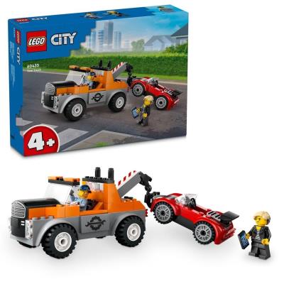 Opakowanie LEGO(R) CITY 60435 Samochód pomocy drogowej i naprawa sportowego auta