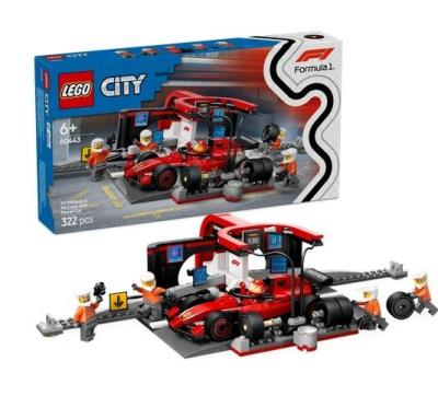 Opakowanie LEGO(R) CITY 60443 Pit stop i mechanicy z Ferrari