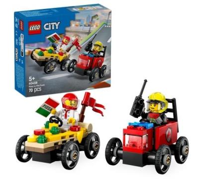 Opakowanie LEGO(R) CITY 60458 Zestaw wyścigówek: pizza kontra
