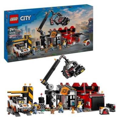 Opakowanie LEGO(R) CITY 60472 Złomowisko z samochodami