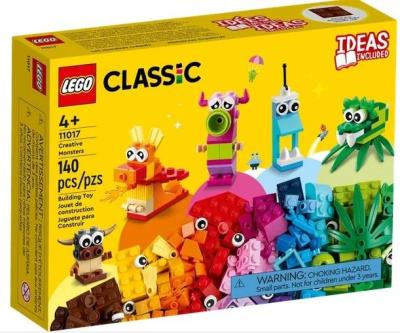Opakowanie LEGO(R) CLASSIC 11017 (4szt) Kreatywne potwory