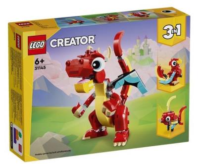 Opakowanie LEGO(R) CREATOR 31145 (4szt) Czerwony smok