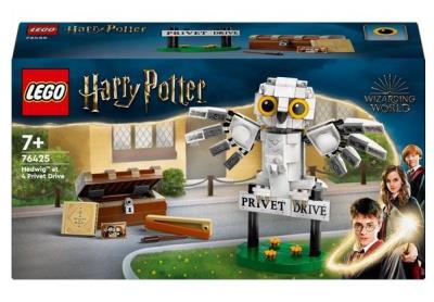 Opakowanie LEGO(R) HARRY POTTER 76425 (4szt) Hedwiga z wizytą na ul. Privet Drive 4
