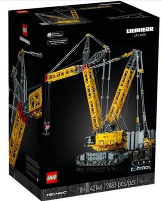 Opakowanie LEGO(R) TECHNIC 42146 (1szt) Żuraw gąsienic Liebherr