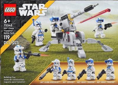 Opakowanie Lego STAR WARS 75345 Zestaw bitewny - żołnierze-klony z 501. legionu