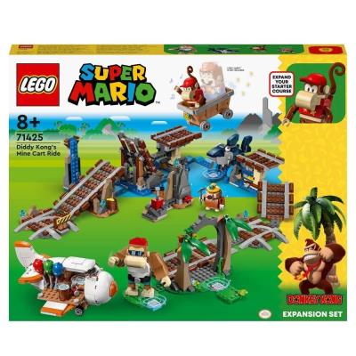 Opakowanie Lego SUPER MARIO 71425 Przejażdżka wagonikiem Diddy Konga - zestaw rozszerzający