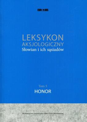 Opakowanie Leksykon aksjologiczny Słowian i ich sąsiadów T.5