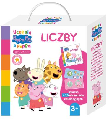 Liczby. Uczę się z Peppą.  Świnka Peppa. Autor: Opracowanie zbiorowe. SmakLiter.pl Okładka książki Liczby. Uczę się z Peppą.  Świnka Peppa