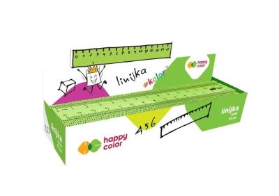 Opakowanie Linijka 15cm (25szt) HAPPY COLOR