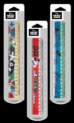 Opakowanie Linijka 20 cm mix 3 wzorów Disney fashion Mickey Mouse mix