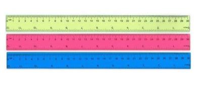 Opakowanie Linijka 30cm MIX