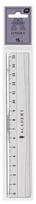 Opakowanie Linijka plastikowa 15cm Academy