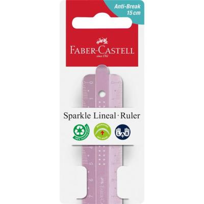 Opakowanie Linijka Sparkle 15cm mix FABER CASTELL