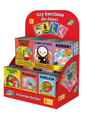 Opakowanie Lisciani Ludoteca. Gry karciane mix (18szt)