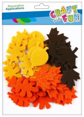 Opakowanie Liście filcowe samoprzylepne 45szt