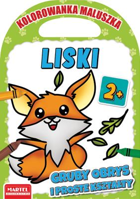 Okładka książki Liski. Kolorowanka maluszka