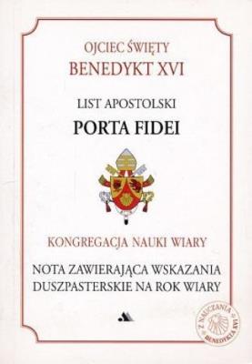 Okładka książki List apostolski Porta Fidei