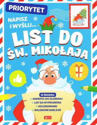 Okładka książki List do św. Mikołaja. Napisz i wyślij...