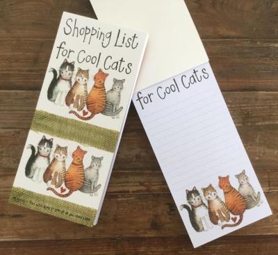 Opakowanie Lista zakupów z magnesem MNP16 4 koty