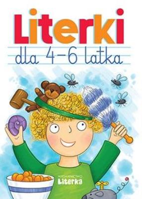 Literki dla 4-6 latka. Autor: W.E. Literka. SmakLiter.pl Okładka książki Literki dla 4-6 latka