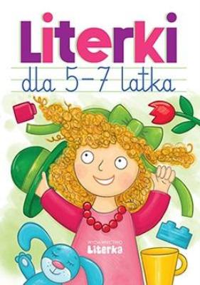 Literki dla 5-7 latka. Autor: W.E. Literka. SmakLiter.pl Okładka książki Literki dla 5-7 latka