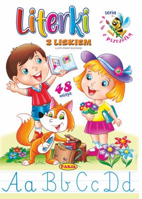 Literki z liskiem. Autor: Kruszewski Włodzimierz, Ernest Błędowski. SmakLiter.pl Okładka książki Literki z liskiem