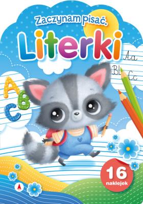 Literki. Zaczynam pisać. Autor: Wioleta Żyłowska. SmakLiter.pl Okładka książki Literki. Zaczynam pisać