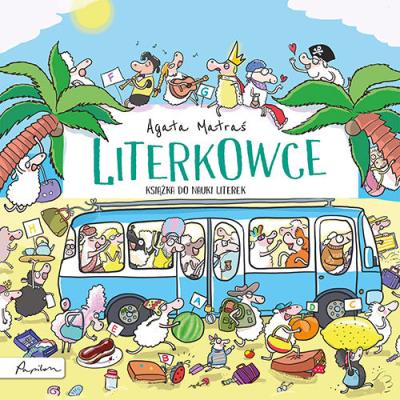 Literkowce (książka do nauki literek). Autor: Agata Matraś. SmakLiter.pl Okładka książki Literkowce (książka do nauki literek)