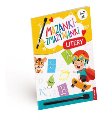 Okładka książki Litery. Mazanki-zmazywanki