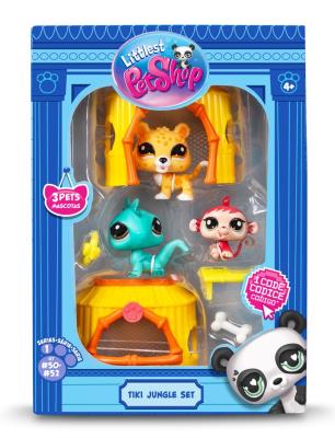 Littlest Pet Sho Zestaw Dżungla 3 figurki LPS00515. Wydawca: TM Toys. SmakLiter.pl Opakowanie Littlest Pet Sho Zestaw Dżungla 3 figurki LPS00515