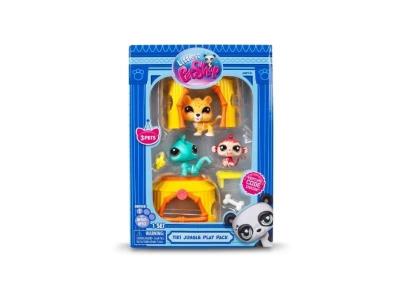 Opakowanie Littlest Pet Shop Zestaw Dżungla 3 figurki