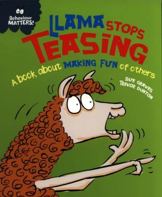Llama Stops Teasing - A book a. Autor: Graves Sue. SmakLiter.pl Okładka książki Llama Stops Teasing - A book a