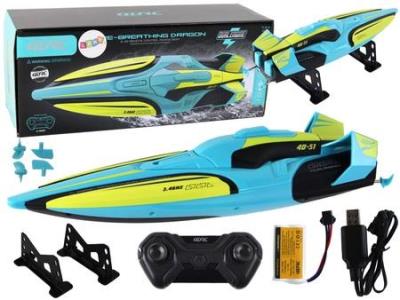 Opakowanie Łódź zdalnie sterowana żółto-turkusowa