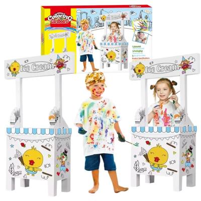 Opakowanie Lodziarnia kartonowa do malowania