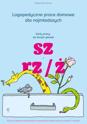Logopedyczne prace domowe dla najmłodszych. Autor: Małgorzata Łobocka. SmakLiter.pl Okładka książki Logopedyczne prace domowe dla najmłodszych