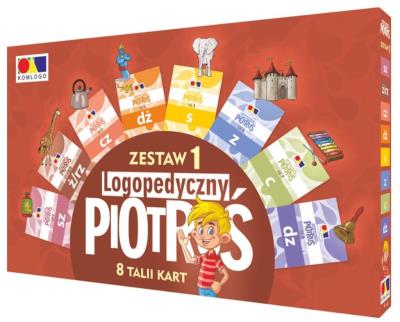 Okładka książki Logopedyczny Piotruś. Zestaw 1