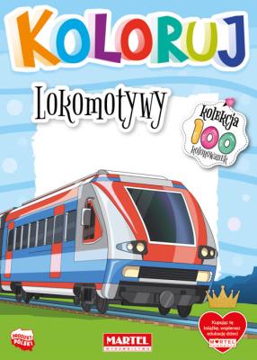 Okładka książki Lokomotywy. Koloruj