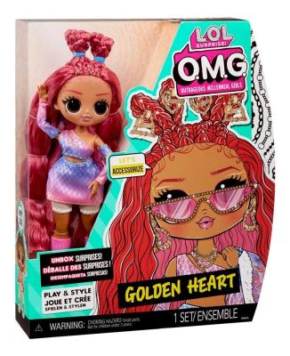 Opakowanie LOL Surprise OMG Core 7 - Golden Heart (3szt)
