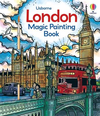 LONDON MAGIC PAINTING BOOK. Autor: SAM BAER. SmakLiter.pl Okładka książki LONDON MAGIC PAINTING BOOK