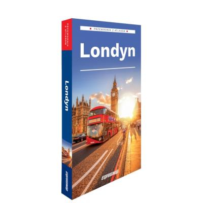 Londyn 2w1 przewodnik + atlas. Autor: Moczyńska Joanna, Galek-Tanaka Maria. SmakLiter.pl Okładka książki Londyn 2w1 przewodnik + atlas