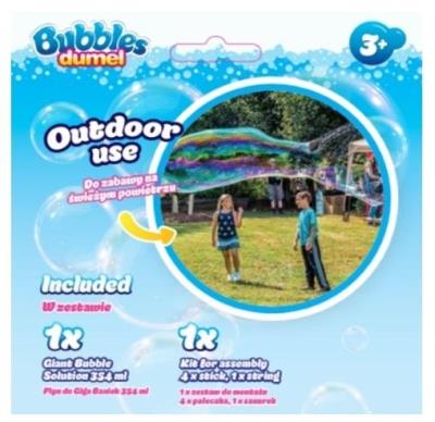Long Bubbles - długie bańki. Wydawca: Dumel. SmakLiter.pl Opakowanie Long Bubbles - długie bańki