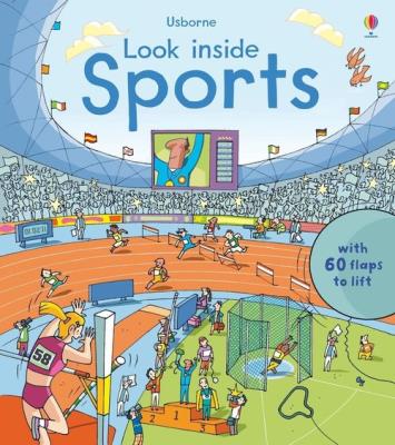 LOOK INSIDE SPORTS. Autor: Rob Lloyd Jones. SmakLiter.pl Okładka książki LOOK INSIDE SPORTS